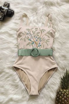 Averie US Belted Swimsuit, Unique Swimwear, Swimsuits One Piece, Dry Desert, Desert Landscapes, Blooming Trees, International Clothing, Cute Bathing Suits, One Piece Bathing Suit