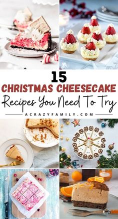 Cheesecake is a classic and favorite dessert for so many peopleso these Christmas cheesecake recipes are the perfect dessert to make for your family dinnerholiday partyor just because Easy Christmas Cheesecake, Xmas Desserts Recipes, Christmas Cheesecakes, Cheesecake Deserts, Holiday Cheesecake Recipes, Christmas Pie Recipes, Christmas Cheesecake Recipes, Holiday Cheesecake, Cheesecake Desserts Recipes