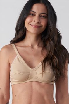 A more supportive style for larger cup sizes. Horizontal seams across the cups, fabric front straps and other thoughtful details shape and support—without sacrificing style or comfort. Designed with measurements from real women, not mannequins. Fitted Full Coverage Sports Bra With Built-in Cups, Everyday Fitted Bra With Padded Cups, Fitted Nursing Bra With Removable Pads For Everyday, Fitted Nursing Bra With Padded Cups For Everyday, Fitted Everyday Nursing Bra With Padded Cups, Everyday Fitted Nursing Bra With Padded Cups, Solid Full Coverage Nursing Bra With Padded Cups, Full Coverage Nursing Bra With Padded Cups, Everyday Bra With Padded Cups