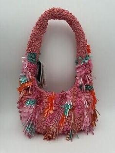 Viral Colorful Handcrafted In India Shoulder Beaded Bag BRAND NEW RARE Tiktok  | eBay Beads Bag, Beaded Bag, Beaded Bags, Bag Brand, Wearable Art, Bags Handbags, Bag Lady, Gift Card, Women Accessories