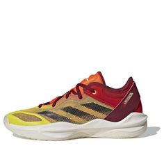 adidas Adizero Bounce Select 2.0 Low 'Orange Black Yellow' IF9354 Orange Adidas Sneakers With Logo, Orange Athleisure Running Shoes With Boost Midsole, Orange Sporty Sneakers With Shock Absorption, Orange Athleisure Running Shoes For Sports, Sporty Orange Sneakers With Shock Absorption, Adidas Sporty Tennis Running Shoes, Adidas Orange Sports Sneakers, Adidas Orange Sneakers For Sports, Adidas Orange Sneakers For Light Sports