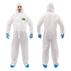 PRICES MAY VARY. ⛨Reliable Protection -This coverall with hood disposable acts as an effective shield against splashes, dampness, and water-based liquids, along with dust, dirt, and grime. When disposable painters coveralls gets dirty, it's simple to remove and discard the disposable hazmat suit; ⛨High Quality -Our full body protective suit features a lightweight and durable SMS material that resists tearing. They are made to feel soft against the skin and provide breathability for ease of use o Hazmat Suits, Hazmat Suit, Comfortable Design, Long Periods, Personal Protective Equipment, Lower Back, Spray Paint, Costume Ideas, Put On