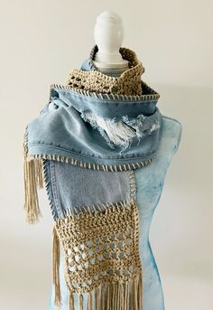 🌿 **Limited Edition** Upcycled Denim Rose Scarf by LM Handmade Boutique.
Once it’s gone, it’s gone. Get your one-of-a-kind scarf today and embrace your individuality with every wear!
#upcycleddenim #handmadescarf Bohemian Medium Wash Cotton Jeans, Bohemian Jeans With Frayed Hem In Denim Blue, Bohemian Dark Wash Cotton Jeans, Bohemian Light Wash Denim Jeans, Bohemian Distressed Blue Jeans, Bohemian Blue Distressed Jeans, Blue Distressed Bohemian Jeans, Bohemian Recycled Denim Jeans, Bohemian Recycled Denim Blue Jeans