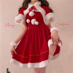 Christmas Cosplay Dress Set PN4674 ●Size: S: Bust: 72 cm, Length: 75 cm M: Bust: 74 cm, Length: 77 cm L: Bust: 76 cm, Length: 79 cm (Please allow 1-3cm differs due to manual measurement.As different computers display colors differently,the color of the actual may vary slightly from the above images.Thanks for your understanding.) ●Material: soft ●About Shipping: We attach great importance to the orders of each customer and parcel delivery. 1.Processing time: 2-3 business days. 2.Shipping time: 10-15 business days to US, please allow 3-4 weeks shipping to other country.(Shipping times can be affected by variable customs clearance times or public holidays.) Kawaii Christmas Dress, Christmas Cosplay, Kawaii Christmas, Parcel Delivery, Dress Inspiration, Cosplay Dress, Customs Clearance, Dress Set, Christmas Dress