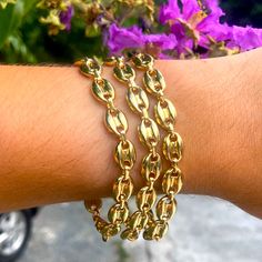 Handmade Good Conditions Gold Plated Gucci Bracelet, Infinity Bracelet, Crossfit, Gold Bracelet, Gold Plate, Plating, Women Accessories, Gucci, Gold