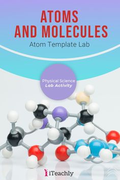 the book cover shows an image of some colorful structures and text that reads,'atomics and moleculaes '