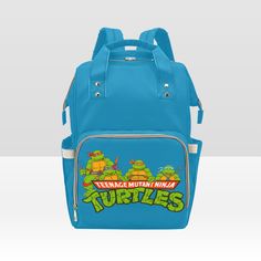 Ninja Turtles Diaper Bag BackpackProduction time 36 business days, delivery around 915 business days USA (1929+ business days other countries)This multifunction diaper backpack can make you look fashionableand carefree for its vogue style and multiple practical pockets.• Made from highgrade nylon, lightweight yet sturdy.• Wide open design, large interior with 1 zippered pocket and 3 elastic pockets.• One front section with 3 elastic pockets and 1 net pocket for milk bottles and other items.• Pad Vogue Style, Milk Bottles, Diaper Bag Backpack, Other Countries, Open Design, Vogue Fashion, Diaper Backpack, Ninja Turtles, Turtles