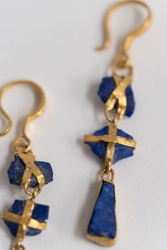 A stunning combination of natural lapis and 22K gold, these earrings are one of Lou’s signature designs. 22k Yellow Gold + Lapis Sold as a pair From the LoU Zeldis Collection Gold Lapis Lazuli Pierced Earrings, Gold Pierced Earrings With Lapis Lazuli, Gold Lapis Lazuli Gemstone Earrings, Gold Lapis Lazuli Earrings, Gold Earrings With Natural Lapis Lazuli Stones, Gold Lapis Lazuli Drop Earrings, Handmade Gold Lapis Lazuli Earrings, Handmade Gold Earrings With Lapis Lazuli, Lapis Earrings