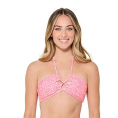 Soak up the sun by the pool or at the beach in this juniors' bandeau bikini top from Ninety-Nine°.Click on this WOMEN'S GUIDE to find the perfect fit and more! Soak up the sun by the pool or at the beach in this juniors' bandeau bikini top from Ninety-Nine°. Click on this WOMEN'S GUIDE to find the perfect fit and more! FEATURES Moderate coverage No closure - pullover styling Front linedFIT & SIZING Bandeau silhouette Adjustable straps Removable cups WirelessFABRIC & CARE Polyester, spandex Linin Adjustable Bandeau Swimwear For Beach Party, Adjustable Bandeau Halter Top For Sunbathing, Adjustable Bandeau Swimwear For Beach, Adjustable Strapless Swimwear For Poolside, Spring Bandeau Tankini For Pool, Adjustable Bandeau Swimwear For Vacation, Strapless Adjustable Swimwear For Spring, Adjustable Strapless Swimwear For Spring, Adjustable Bandeau Halter Top For Beach Season