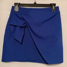 Never Worn, Perfect Condition! Trendy Blue Workwear Skirt, Chic Blue Mini Bottoms, Chic Blue Mini-length Bottoms, Trendy Blue Skirt For Work, Casual Blue Skort For Night Out, Blue Skort For Spring Night Out, Casual Blue Skort For Party, Blue Skort For Day Out, Chic Blue Skort For Day Out