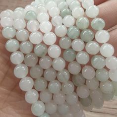 4mm-10mm Natural Gemstone Tianshan Jadeite Beads Light Green Jade Semi Precious Stones Smooth Round Loose Beads Jewelry Supplies Item No.: ST2306-12 Material: Nature Jadeite,Natural Gemstone,Semi Precious Stones,Genuine Stone,Genuine Jade,Tianshan Jadeite Size & Quantity:  4mm about 92 pieces per strand 6mm about 63 pieces per strand 8mm about 47 pieces per strand 10mm about 38 pieces per strand Shipping: Usually we will ship by China Post,it takes 2-3 days to Hongkong,2-3 weeks to the other countries. Sometimes China Post will delay packages to 30-40 days arrival, especially for European countries, if you are very urgent, we suggest you pay extra $20 to get a Fedex Express service which will arrive you in 3-7 days after shipping. For orders more than $200, we can update the shipping to be Beaded Jade Necklaces With Gemstone Beads, Jade Beaded Necklace With Gemstone Beads, Jade Beaded Necklaces With Gemstone Beads, Jade Beaded Necklace With Polished Beads, Jade Natural Stones Round Beads, Jade Beaded Necklaces With 8mm Round Beads, Jade Beaded Necklaces With 8mm Beads, Green Beaded Necklaces With 8mm Round Beads, Round Green Beaded Necklaces With 8mm Beads