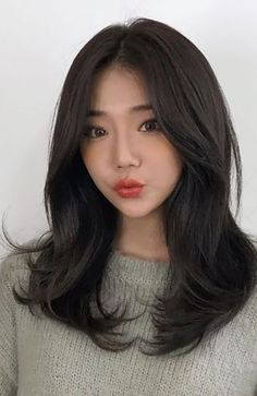 Trendy We Fryzurach, Asian Haircut, Hairstyle Tutorials, Layered Hairstyles, Haircut Styles, Long Layered Hair, Braid Hairstyles, Asian Hair