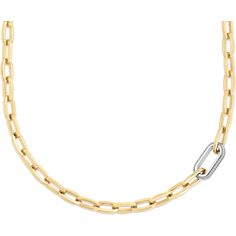 Roberto Coin - Designer Gold Thin Link Necklace in 18K White Gold Roberto Coins, Italian Jewelry Designers, Designer Diamond Jewellery, Diamond Birthstone, Roberto Coin, Delicate Beauty, Italian Jewelry, Tennis Necklace, Gold Piece