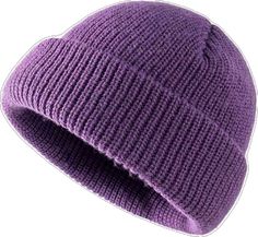 Casual Acrylic Beanie For Winter, Casual Acrylic Soft Knit Beanie, Casual Soft Knit Acrylic Beanie, Fall Acrylic Beanie, Casual Warm Purple Beanie, Red Acrylic Casual Hat, Casual Warm Purple Hat, Casual Red Acrylic Hat, Purple Casual Hat For Fall