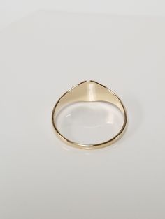 "Thanks for shopping our vintage estate store. We tend to sell well below wholesale and truly hope you enjoy all of our items. Many of the items are one of a kind, so please enjoy scrolling through the pictures and hopefully something will catch your eye. Black spots are from the camera or reflections. Estate 14k yellow gold monogram ring. We can polish these so they look more smooth as in the first picture if you so desire. Please select the option polished if you want it like the first picture Classic Rose Gold Signet Ring Stamped 14k, Vintage Gold Initial Ring Stamped 14k, 14k Gold Hallmarked Signet Ring With Round Cut, Antique Signet Ring For Formal Occasions, Classic Round Cut Jewelry In Recycled Gold, Classic Jewelry In Recycled Gold With Round Cut, Classic Round Cut Signet Ring With Polished Finish, Classic Polished Round Cut Signet Ring, Heirloom Classic Signet Ring