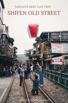 This guide will provide you with everything you need to know on visiting Shifen old street, including how to get there, day trip recommendations, and other nearby places of interest. We thoroughly enjoyed our trip there, and we think you will too!  . .  taiwan travel tips | taiwan best places to visit | taiwan where to stay | taipei things to do | best places taipei | taiwan culture | taiwan aesthetic | travel aesthetic Shifen Taiwan, Taiwan Culture, Taiwan Street, Full Time Travel, International Travel Tips, Travel Itinerary Template