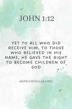 the words john 11 12 on a green watercolor background