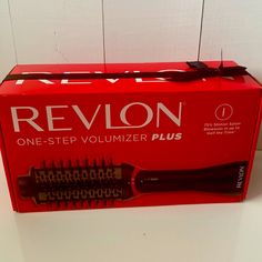 This Is A Brand New Revlon One Step Volumizer Plus Brand New In Box , Never Open It’s A Gorgeous Tool Ships Same Or Next Day Smoke Free Home Please See All Pictures For Details Questions? Leave A Comment Below Happy Poshing !!! **Stock Photos Use To Show Details!!!! (Last Pics Are Stock Photos) Revlon's One Step Hair Dryer & Volumizer Plus Is Designed To Give You One-Step Salon Quality Results And Then Some. Benefits 75% Shinier Blowouts In One-Step Can Be Tailored To Your Hair Needs With Less Damage, 50% Less Heat Exposure Features Ceramic Titanium Tourmaline Technology Helps Reduce & Protect Against Heat Damage For Silky-Smooth, Healthy-Look Results Oval Brush With Versatile Revlon Hair Tool, Red Revlon Brush, Revlon Hair Dryer Brush New, Revlon Brush Dryer, Revlon Hair Dryer Brush, One Step Hair Dryer, Revlon Hair Dryer, Salon Blowout, Revlon Professional