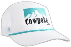 Western White Cap Hat, Western Style Snapback Hat For Outdoor, White Flat Brim Snapback Hat For Outdoor, White Trucker Snapback Hat With Short Brim, Western Style Snapback Hat With Short Brim For Outdoor, Western Style Outdoor Snapback Hat With Short Brim, White Trucker Hat With Short Brim, White Western Style Snapback Hat, Western Style White Trucker Hat With Curved Brim