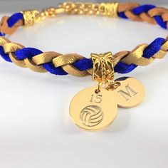 Braided leather volleyball bracelet personalized with a team number or initials of your choosing. Please select preferred leather color and bracelet size from the option menus. **Personalization section** Please enter the preferred team number or initials here. If you would like more than one color in the braid like the one in the photo you may enter the extra color in this section. All our jewelry and gifts are packaged in complimentary gift boxes and a personal note will be included upon reque Sport Jewelry, Love Volleyball, Volleyball Gifts, Sports Jewelry, Jewelry Personalized, Confirmation Gifts, Cross Bracelet, Team Gifts, Braided Bracelets