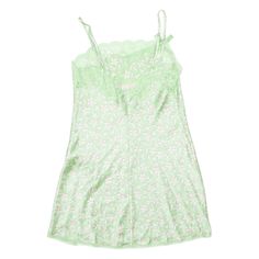 Item is in used condition. Label says size XS. Item has a small marks to the lower back, reflected in the price. >Size: UK 6 >Armpit To Armpit: 13" >Armpit To Cuff: N/A" >Collar To Hem: 25" Green Floral Print Sleeveless Slip Dress, Green Cami Mini Dress For Spring, Green Camisole Slip Dress For Summer, Sleeveless Fitted Slip Dress For Daywear, Fitted Sleeveless Slip Dress For Daywear, Green Sleeveless Slip Dress For Spring, Casual Green Sleeveless Slip Dress, Green Fitted Cami Slip Dress, Fitted Green Cami Slip Dress