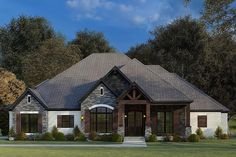 this is an artist's rendering of these ranch house plans