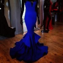 Shop - Women's > Dresses - Page 5 · Storenvy Royal Blue Evening Dress, Prom Dresses 2016, Royal Blue Prom Dresses, Michael Costello, Blue Mermaid, Blue Evening Dresses, Dresses Royal, Royal Blue Dresses, Satin Prom Dress