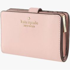 Nwt Kate Spade Staci Medium Saffiano Leather Wallet In Chalk Pink With Dust Bag! 3.58" H X 5.59" W X 1.22" D Saffiano Leather Ksny Metal Pinmount Logo Two Way Spade Jacquard Lining Interior: 8 Credit Card Slots, Id Window, 4 Slip Pockets, 2 Bill Folds Exterior: L-Zip Coin Compartment Snap Closure Dust Bag Not Included Imported Style No. Wlr00128 Compact Kate Spade Wallet For Formal Occasions, Kate Spade Compact Wallet For Formal Occasions, Compact Formal Wallet By Kate Spade, Pink Rfid Blocking Bags, Formal Pink Kate Spade Wallets, Elegant Saffiano Leather Wallet For Evening, Elegant Pink Wallets With Rfid Blocking, Elegant Saffiano Leather Evening Wallet, Elegant Evening Wallet In Saffiano Leather