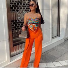 New With Tag. Blogger's Favorite. This Listing For Only Pants 4043/066 Boxth4 Zara Jumpsuit, Tuxedo Pants, Jumpsuit Trousers, Zara Pants, Pants Color, Color Orange, Pant Jumpsuit, Pants For Women, Zara