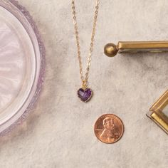 Amethyst Necklaces - Point, Heart, Star / Genuine Amethyst pendants / Gift for Her / Purple Gemstone / 14k Gold Filled Chain Pendant: 12Hx10Wx4Dmm Mini 9Hx6Wmm Closed Flower 13Hx8Wmm Nugget 13Hx8Wx5Dmm Shield 16Hx11Wx4Dmm Small Point Heart 11Hx10Wx4Dmm Star 12Hx10Wx4Dmm (due to the nature of the genuine raw gemstones, all stones are different so the size is approximate and the one you receive might be slightly smaller or bigger) Chain: 16-18 inches adjustable chain. (can be clasped at 16 or 18 i Amethyst Necklaces, Closed Flower, Chrysoprase Necklace, Necklace Extender, Writing Gifts, Amethyst Jewelry, Bridesmaid Necklace, Amethyst Necklace, Amethyst Pendant