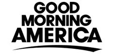 the logo for good morning america