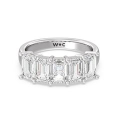 https://embed.imajize.com/7537250 5 Stone Diamond Ring Emerald Cut, 5 Stone Emerald Cut Diamond Ring, Emerald Anniversary, 5 Stone Ring, Emerald Band, Ring Display, Emerald Cut Diamond Ring, Oval Diamond Ring, Gorgeous Engagement Ring