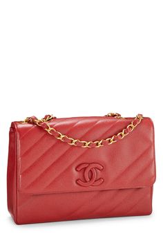 Find CHANEL Diagonal Flap Jumbo on Editorialist. This Chanel bag features a quilted design, a flap closure with a turn lock, a gold tone chain strap, and the Chanel logo on the front. Classic Red Quilted Shoulder Bag, Red Quilted Leather Shoulder Bag, Red Quilted Shoulder Bag For Formal Occasions, Red Quilted Shoulder Bag For Formal Events, Formal Red Quilted Shoulder Bag, Red Designer Bag With Double Flap, Red Designer Bags With Double Flap, Designer Red Double Flap Bag, Classic Red Shoulder Bag With Cc Turnlock Closure