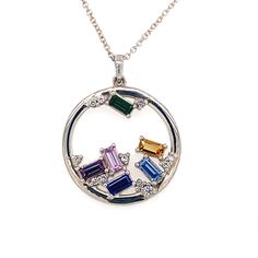 Six baguette gemstones are featured in this contemporary Mother's Necklace. Choose 1 - 6 gemstones and either Sterling Silver or 14K White, Yellow or Rose Gold for the perfect Mother's Day Gift. Pricing depends on gemstone and metal choices. This pendant is available for purchase as shown, representing May, June, October, September, November, and December, but can be made to order to suit your needs. "Please allow a minimum 3-5 business days for completion. Each personalized piece of family jewe Collaring Ceremony, Family Jewellery, Mothers Necklace, Birthstone Necklace, Birthstone Jewelry, Mother's Day Gift, Or Rose, Beautiful Jewelry, Mother's Day Gifts