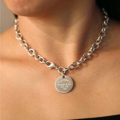 Silver Chain Polished Like New Tiffany & Co Jewelry Tiffany, Tiffany And Co Necklace, Tiffany Co Jewelry, Silver Chain Necklace, Necklace Silver, Tiffany & Co., Womens Jewelry Necklace, Limited Time, Silver Chain