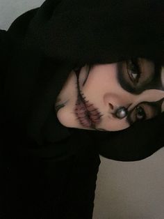 #skull #skeleton #gothgirl #black #makeup #aesthetic #halloween #girls #hijabi #skeletonmakeup Pretty Skeleton Makeup Halloween, Goth Skull Makeup, Skull Costume Women Outfit, Skeleton Girl Makeup, Girl Grim Reaper Makeup, Yuprntae Outfits, Girl Skull Makeup, Skeleton Halloween Costume Women, Skeleton Makeup Women