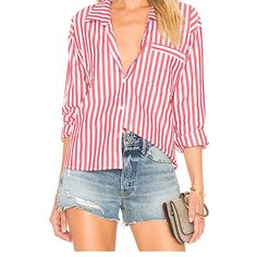 Striped Button Up Shirt Never Worn Button Up Shirt, Button Down Shirts, Spring Fashion, Button Up Shirts, Winter Fashion, The Way, Autumn Fashion, Button Down Shirt, Button Up