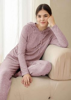 HSIA HSIA Hoodie Loungewear Set Set / M / Pink Going For A Walk, Evening Routine, Cozy Hoodie, Sleepwear & Loungewear, Loungewear Set, A Walk, Keep Warm, Good Night, Pullover Hoodie