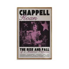 the poster for chapell's rock band, the rise and fall of a musical