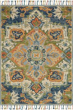 Loloi Rugs Zharah ZR-11 Rugs | Rugs Direct Multi Rug, Hooked Wool, Nursery Rug, Loloi Rugs, Up House, Rug Direct, Burke Decor, Large Area Rugs, Rug Hooking