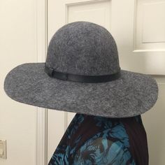 Brand New With Tags - 100% Wool - Color: Gary Measurements: 3.75” Brim22.5” Inner Circumference. Wide Brim Hat For Fall, One Size, Gray Fall Hat One Size, Gray One Size Hat For Fall, Gray Hat For Fall, Wide Brim Hat For Fall, Gray One-size Fall Hat, Chic One-size Hats For Fall, Gray Wide Brim Felt Hat For Fall, Wool Hat