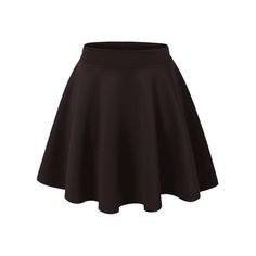 This women's basic versatile stretchy flared casual mini skater skirt is the perfect piece to add to your wardrobe. It features a stretchy, lightweight fabric (90% Polyester , 5% Spandex) that moves with you, allowing you to create a comfortable and stylish look. The skirt has an A-line silhouette with a flattering flared fit that flares out slightly from the waist for a flattering, feminine look. The waistband is elasticized for a comfortable fit that won't slip or sag. The length of the skirt Womens Simplehigh Waist Black Skirts, Black Fit And Flare Mini Skirt, Black Skirt Cheap, Black Skater Mini Skirt, Flared Skater Skirt, Mini Skater Skirt, Girl M, Fashionista Clothes, Womens Basic