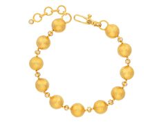 GURHAN, GURHAN Spell Gold Diamond All Around Single-Strand Bracelet, 10mm Balls Luxury 22k Gold Bracelets, The Spell, Strand Bracelet, 22k Gold, Gold Diamond, Bracelet, Gold