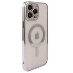 an iphone case with a camera attached to the back of it, on a white background