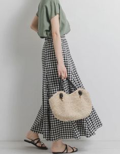 Versatile Casual Linen Plaid Skirt — Obiono Summer Lined Skirt For Picnic, Summer Picnic Lined Skirt, Summer Tiered Skirt For Picnic, Gingham Skirt For Summer Picnic, Summer Gingham Skirt For Picnic, Chic Gingham Skirt For Summer, Casual Gingham Skirt For Summer, Casual Summer Gingham Skirt, Summer Plaid Pleated Skirt