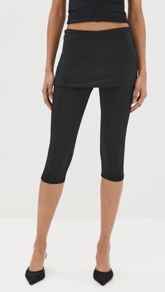 Find SANDY LIANG Solow Capris on Editorialist. Fabric: Lightweight activewear jersey,Skirt overlay,Shell: 90% polyester/10% spandex,Wash cold,Imported, Brazil Hip-length Elastane Activewear With 4-way Stretch, 4-way Stretch Capri Length Bottoms For Gym, 4-way Stretch Capri Bottoms For Gym, Gym Capri-length Bottoms With 4-way Stretch, Gym Bottoms With 4-way Stretch In Capri Length, Gym Capri Bottoms With 4-way Stretch, Compressive Athleisure Capri Bottoms, Stretch Moisture-wicking Capri Bottoms, Moisture-wicking Stretch Capri Bottoms