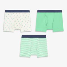 Simple and colorful with flat seams and a soft waistband, meet your kids’ new favorite underwear. Superior stretchiness (minus the superhero print) ensures they’ll hold their shape and makes them a breeze to pull on and off for potty training and self dressing. Fabric: 95% cotton 5% spandex Fit: Snug but comfy fit with