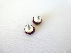 Bohemian garnet earrings, ruby red, knot earrings,stud earrings,beaded earrings,seed bead earrings,w Elegant Red Earrings With Tiny Beads, 50's Style, Earrings Bridesmaid, Earrings Beaded, Deep Red Color, Jewelry Essentials, Knot Earrings, Garnet Earrings, Boho Gifts