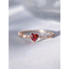 Category:Ring; Season:Spring,Winter,Fall,Summer; Gender:Women's; Quantity:1PC; Style:Shiny,Romantic; Jewelry Type:Rings; Occasion:Valentine's Day,Date; Material:Alloy; Color:Rose Gold,Silver; Pattern:Heart; Front page:FF; Listing Date:07/25/2023 Tiny Dainty Engagement Rings, Dainty Heart Rings, Rings Aesthetic Heart, Gifts For Valentines For Her, Red Pearl Ring, Wedding Jewelry Unique, Red Pearl Jewelry, Red Heart Earrings Aesthetic, Pintrest Rings