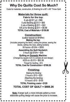 the instructions for how to sew quilts are shown in black and white text